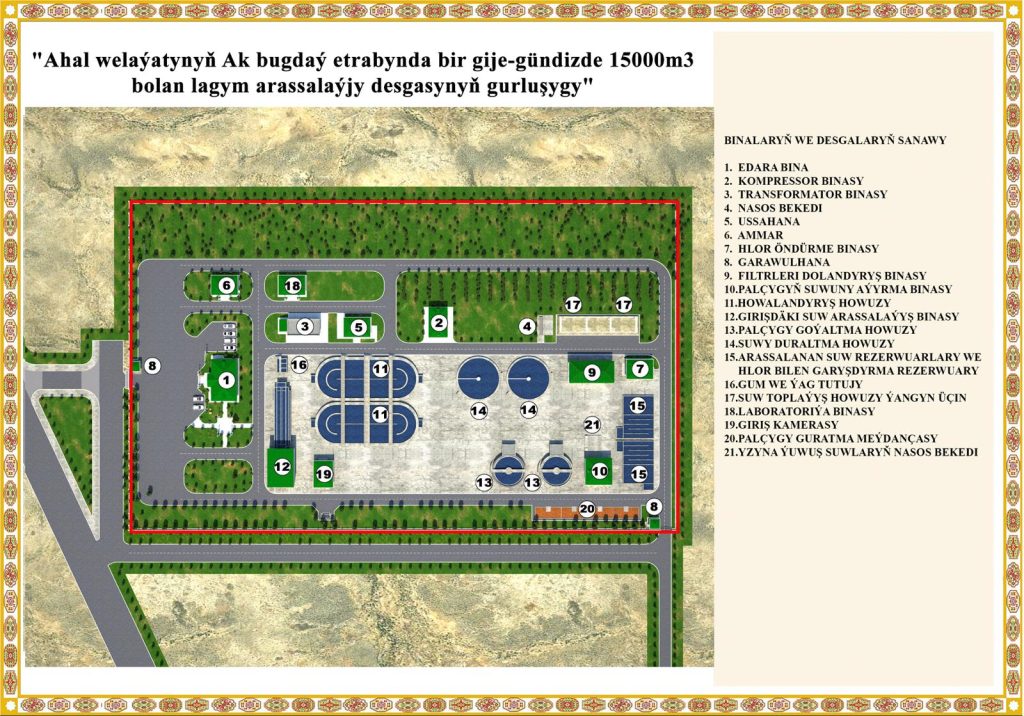 Turkmenistan Akbugday – Wastewater Treatment Plant - Görsel 18
