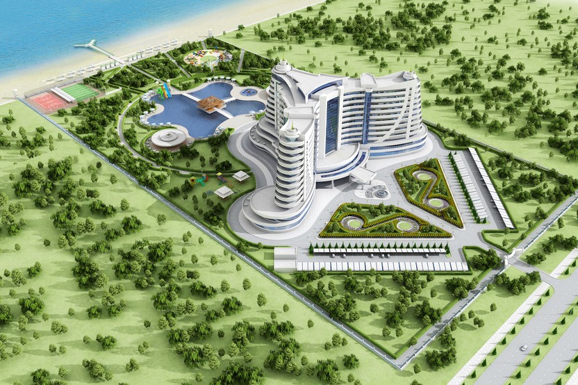 Türkmenistan Avaza Goç Otel Kompleksi Projesi - Görsel 2
