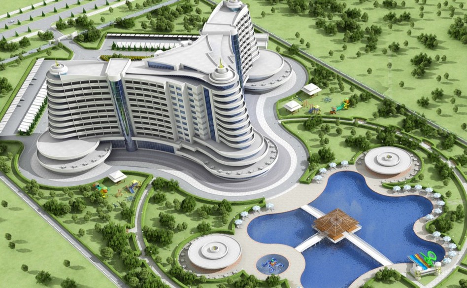 Türkmenistan Avaza Goç Otel Kompleksi Projesi