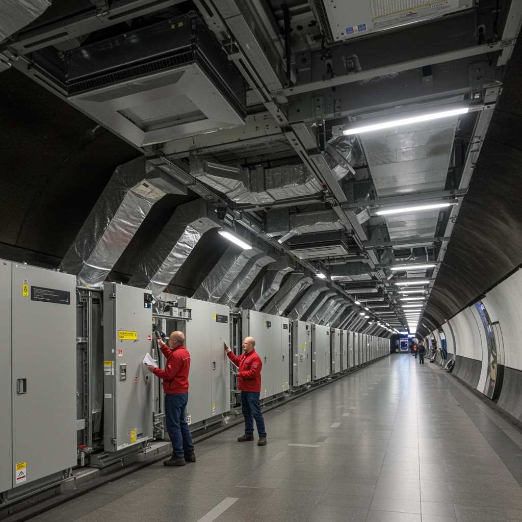 Dubai Metro Yer Altı İstasyonları Mekanik ve Yangın Söndürme Sistemleri Projesi - Görsel 8