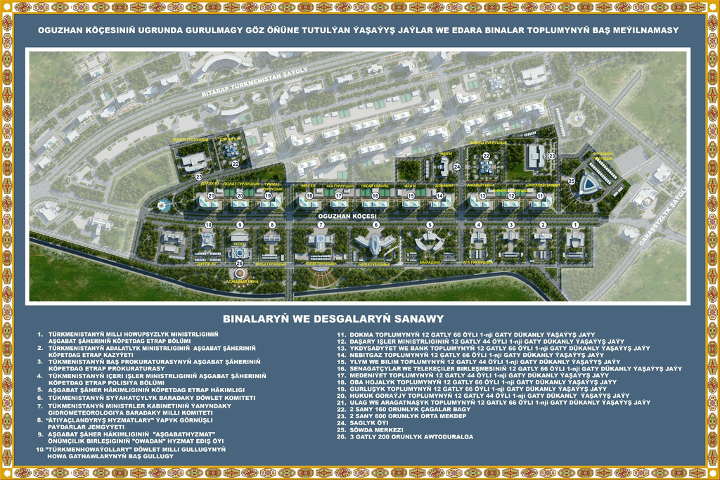 Turkmenistan Tourism and Sports State Committee Transportation and Automotive Complex Housing Project - Görsel 3